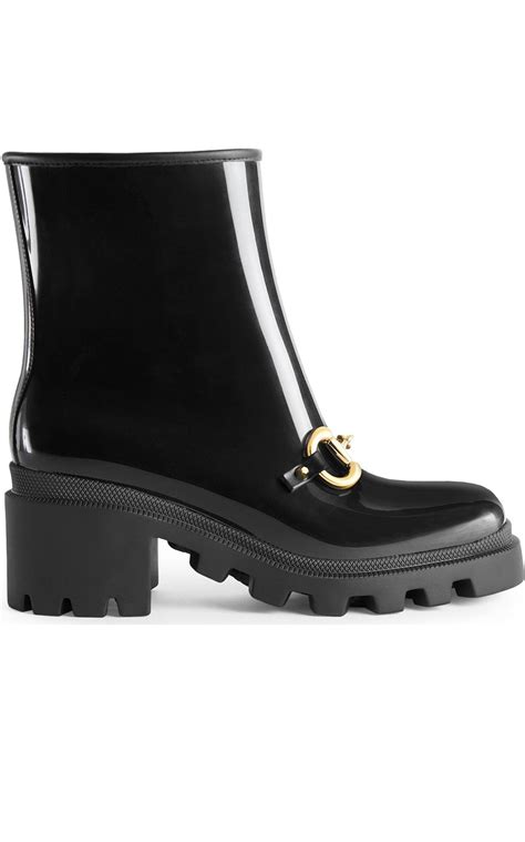 gucci horsebit rain boots|gucci ankle rain boots.